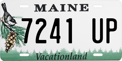 ME license plate 7241UP