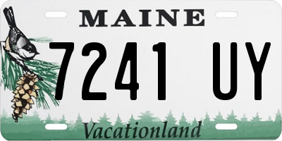 ME license plate 7241UY