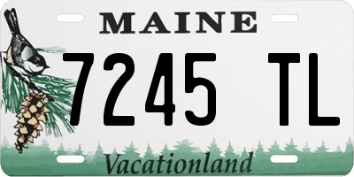 ME license plate 7245TL
