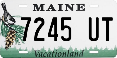 ME license plate 7245UT