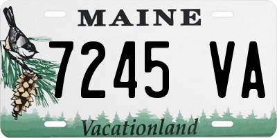 ME license plate 7245VA