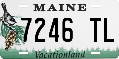 ME license plate 7246TL