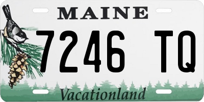 ME license plate 7246TQ
