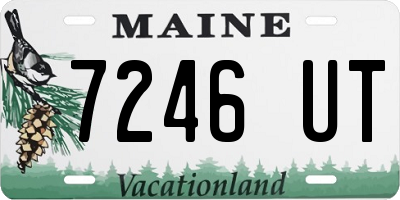 ME license plate 7246UT