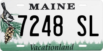 ME license plate 7248SL