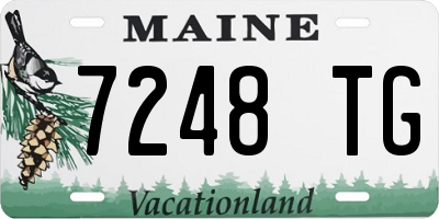 ME license plate 7248TG