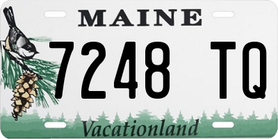 ME license plate 7248TQ