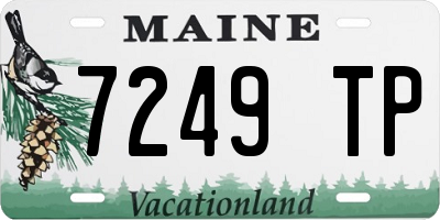 ME license plate 7249TP