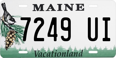 ME license plate 7249UI