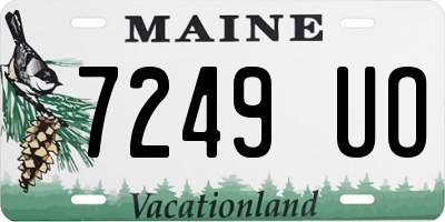 ME license plate 7249UO