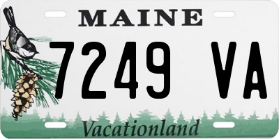 ME license plate 7249VA