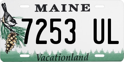 ME license plate 7253UL