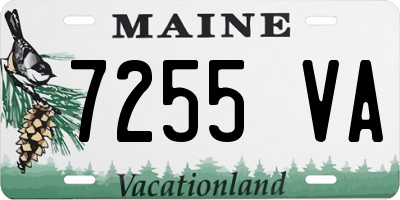 ME license plate 7255VA