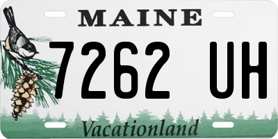 ME license plate 7262UH