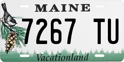 ME license plate 7267TU