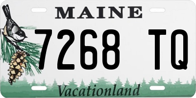 ME license plate 7268TQ