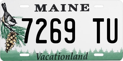 ME license plate 7269TU
