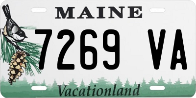 ME license plate 7269VA