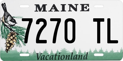ME license plate 7270TL