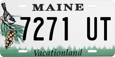 ME license plate 7271UT