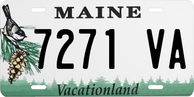 ME license plate 7271VA