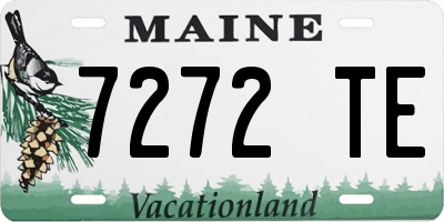 ME license plate 7272TE