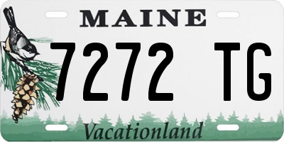 ME license plate 7272TG