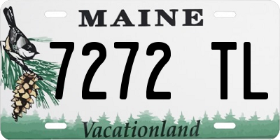 ME license plate 7272TL