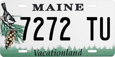 ME license plate 7272TU