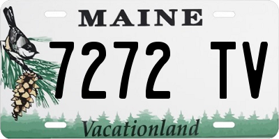 ME license plate 7272TV