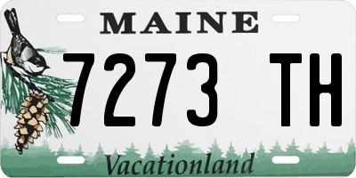ME license plate 7273TH