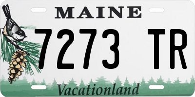 ME license plate 7273TR