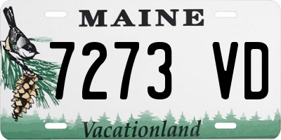 ME license plate 7273VD