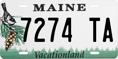 ME license plate 7274TA