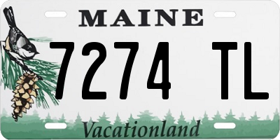 ME license plate 7274TL