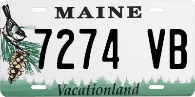 ME license plate 7274VB