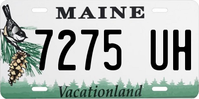 ME license plate 7275UH