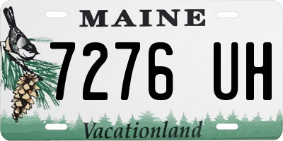 ME license plate 7276UH