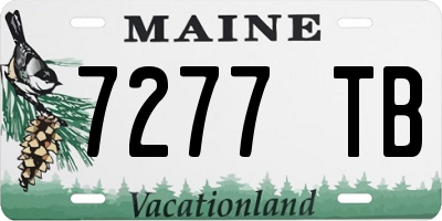 ME license plate 7277TB