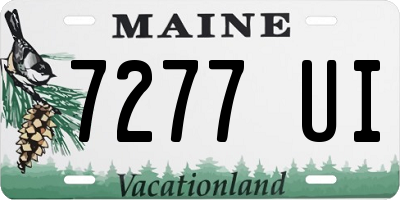 ME license plate 7277UI