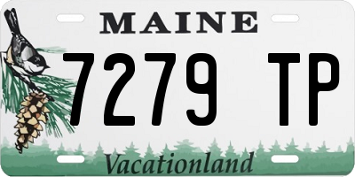 ME license plate 7279TP