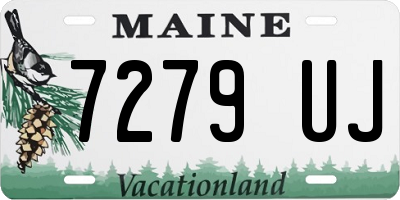 ME license plate 7279UJ