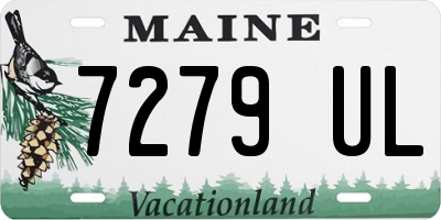 ME license plate 7279UL