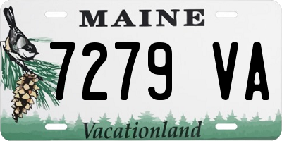 ME license plate 7279VA