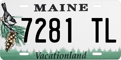 ME license plate 7281TL