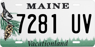 ME license plate 7281UV