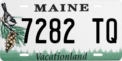 ME license plate 7282TQ