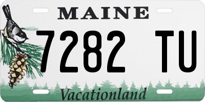 ME license plate 7282TU