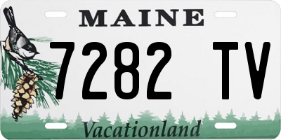 ME license plate 7282TV