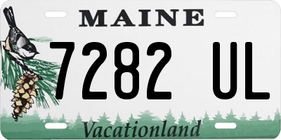 ME license plate 7282UL